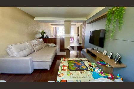 Sala 1 de apartamento à venda com 3 quartos, 141m² em Luxemburgo, Belo Horizonte