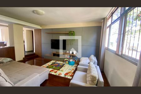 Sala 1 de apartamento à venda com 3 quartos, 141m² em Luxemburgo, Belo Horizonte