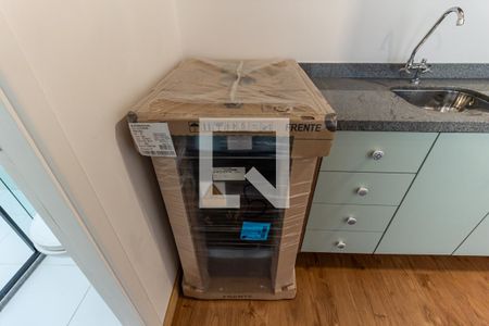 Cozinha - Fogão de apartamento para alugar com 1 quarto, 27m² em Vila Buarque, São Paulo