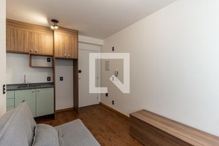 Sala de apartamento para alugar com 1 quarto, 27m² em Vila Buarque, São Paulo