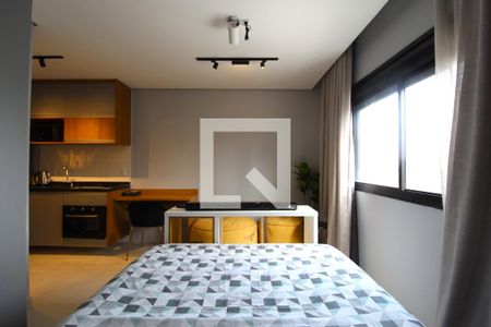 Sala/Quarto de kitnet/studio para alugar com 1 quarto, 25m² em Vila Olímpia, São Paulo