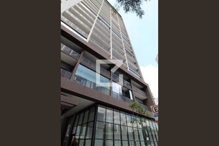 Fachada do Prédio de kitnet/studio para alugar com 1 quarto, 25m² em Vila Olímpia, São Paulo