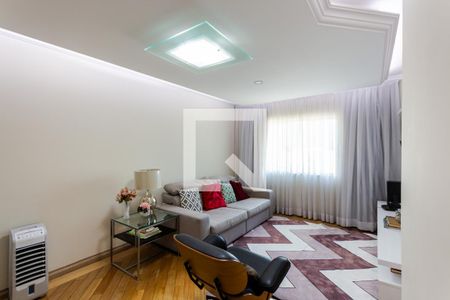 Sala de TV de casa à venda com 3 quartos, 267m² em Vila Guiomar, Santo André