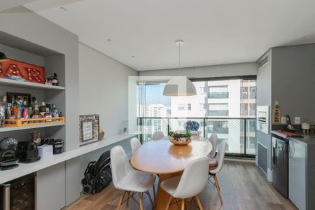 Varanda da Sala de apartamento à venda com 3 quartos, 105m² em Jardim Caravelas, São Paulo