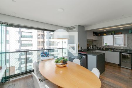 Varanda da Sala de apartamento à venda com 3 quartos, 105m² em Jardim Caravelas, São Paulo