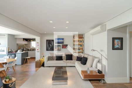 Sala de apartamento à venda com 3 quartos, 105m² em Jardim Caravelas, São Paulo