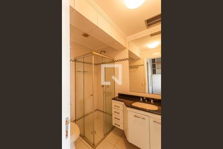Banheiro da Suíte de kitnet/studio para alugar com 1 quarto, 40m² em Vila Olímpia, São Paulo