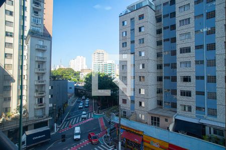 Studio à venda com 50m², 1 quarto e 1 vaga Studio à venda com 50m², 1 quarto e 1 vagaVista da Varanda da Sala/Quarto