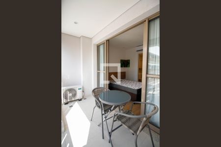 Studio para alugar com 31m², 1 quarto e sem vagaVaranda