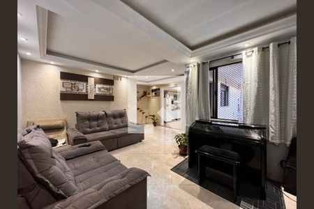 Sala de casa à venda com 3 quartos, 199m² em Vila Camilopolis, Santo André