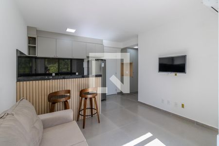 Sala de apartamento para alugar com 1 quarto, 38m² em Jardim Panorama, São Paulo