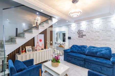 Sala de casa de condomínio para alugar com 2 quartos, 120m² em São Pedro, Osasco