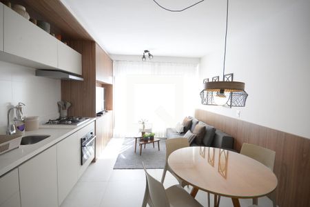 Sala/Cozinha/Serviço de apartamento à venda com 1 quarto, 40m² em Vila Mariana, São Paulo