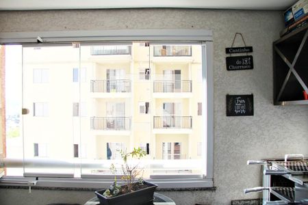 Varanda da Sala Gourmet de apartamento à venda com 2 quartos, 54m² em Jardim Imperador, Guarulhos