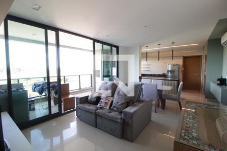 Sala de apartamento para alugar com 3 quartos, 135m² em Jardim Karaíba, Uberlândia