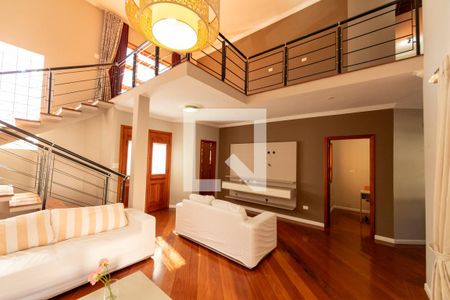 Sala de casa de condomínio para alugar com 4 quartos, 282m² em Residencial Morada dos Pássaros-aldeia da Serra, Barueri