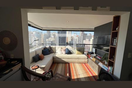 Sala de TV de apartamento à venda com 2 quartos, 140m² em Cerqueira César, São Paulo