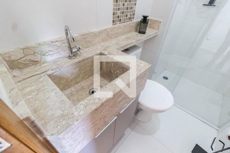 Banheiro de apartamento para alugar com 1 quarto, 34m² em Parada Inglesa, São Paulo