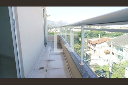 Varanda de apartamento à venda com 1 quarto, 77m² em Freguesia (jacarepaguá), Rio de Janeiro