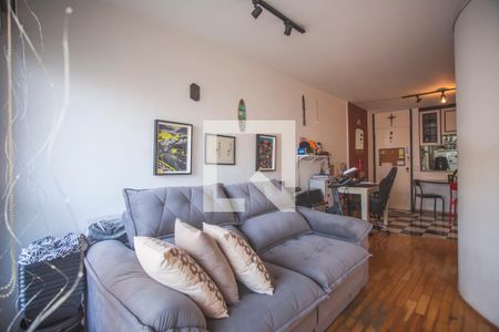 Sala de Estar de apartamento à venda com 2 quartos, 78m² em Vila Clementino, São Paulo