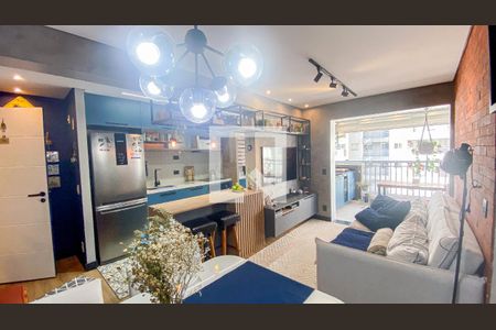 Sala - Sala de Jantar de apartamento à venda com 2 quartos, 63m² em Centro, Santo André