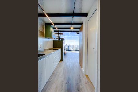 Studio à venda com 39m², 1 quarto e sem vagaCozinha