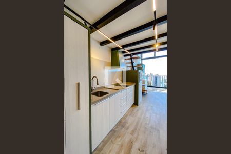 Studio à venda com 39m², 1 quarto e sem vagaCozinha