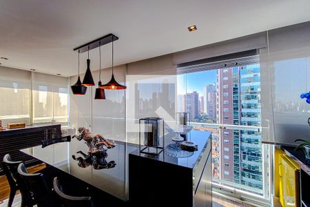 Apartamento à venda com 80m², 1 quarto e 2 vagasVaranda gourmet
