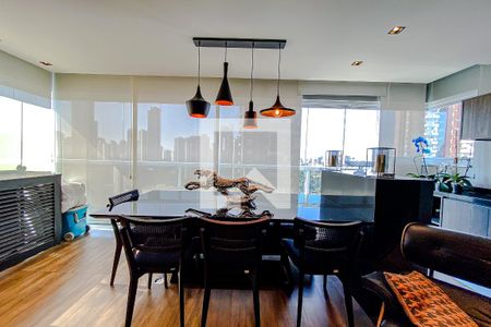 Varanda gourmet de apartamento à venda com 1 quarto, 80m² em Vila Regente Feijó, São Paulo