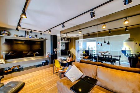 Sala  de apartamento à venda com 1 quarto, 80m² em Vila Regente Feijó, São Paulo