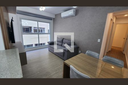 Sala de apartamento para alugar com 2 quartos, 90m² em Aparecida, Santos