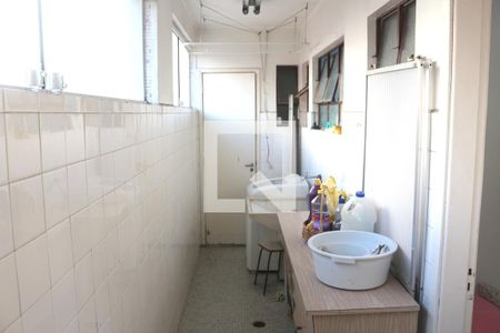 Área de Serviço de apartamento à venda com 4 quartos, 222m² em Santo Antônio, São Caetano do Sul