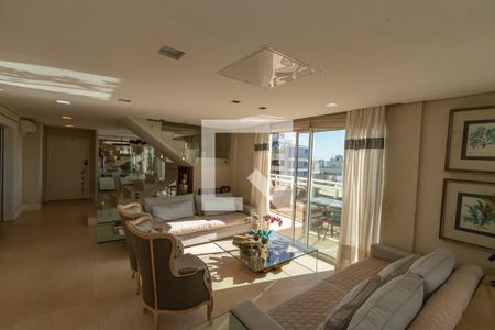 Sala de Estar  de apartamento à venda com 4 quartos, 340m² em Cambuí, Campinas