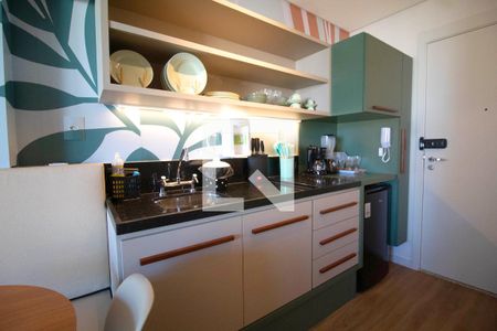 Studio para alugar com 25m², 1 quarto e sem vagaCozinha