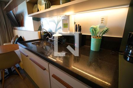 Studio para alugar com 25m², 1 quarto e sem vagaCozinha