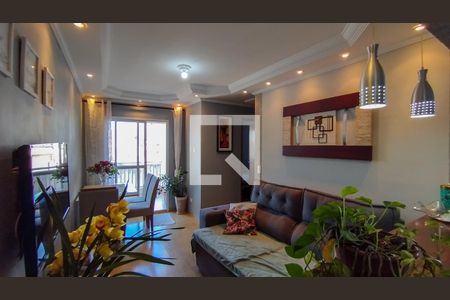 Sala de apartamento para alugar com 2 quartos, 50m² em Santa Maria, Santo André