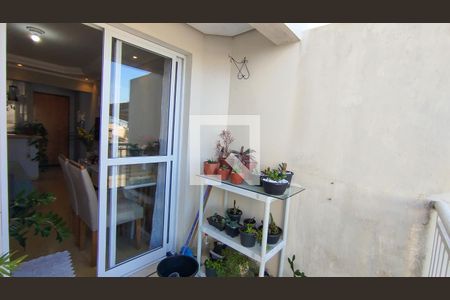 Varanda da Sala de apartamento para alugar com 2 quartos, 50m² em Santa Maria, Santo André