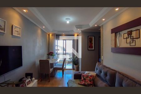 Sala de apartamento para alugar com 2 quartos, 50m² em Santa Maria, Santo André