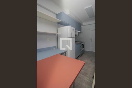 Cozinha de kitnet/studio para alugar com 1 quarto, 27m² em Jardim Paulista, São Paulo