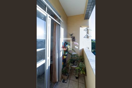 Varanda da sala  de apartamento à venda com 3 quartos, 90m² em Castelo, Belo Horizonte