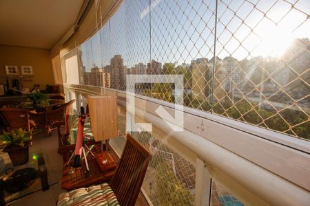 Varanda da Sala de apartamento para alugar com 3 quartos, 173m² em Vila Andrade, São Paulo