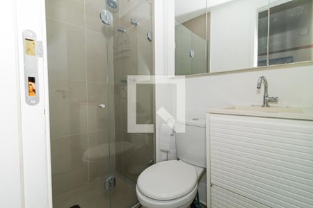 Studio para alugar com 34m², 1 quarto e 1 vaga Studio para alugar com 34m², 1 quarto e 1 vagaBanheiro