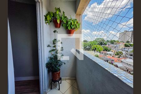 Varanda da Sala de apartamento para alugar com 2 quartos, 56m² em Vila Alpina, Santo André