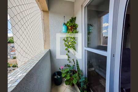 Varanda da Sala  de apartamento para alugar com 2 quartos, 56m² em Vila Alpina, Santo André