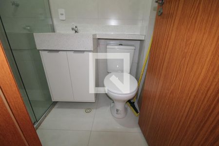 Banheiro de kitnet/studio à venda com 1 quarto, 27m² em Santana, São Paulo