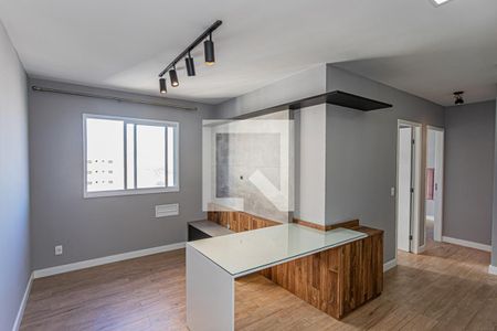 Sala, cozinha e área de serviço de apartamento à venda com 2 quartos, 40m² em Vila Siqueira (zona Norte), São Paulo