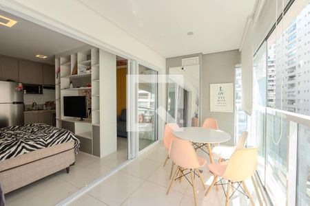 Studio à venda com 42m², 1 quarto e 1 vagaSacada