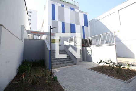 Apartamento para alugar com 35m², 2 quartos e sem vagaFachada e portaria