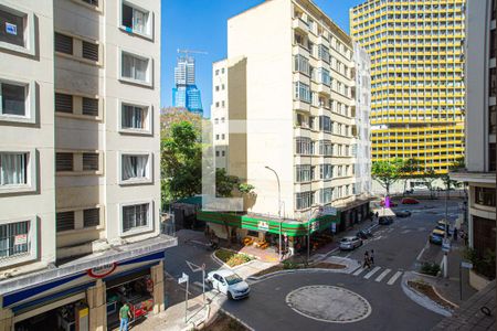 Vista da Sala/Quarto de kitnet/studio para alugar com 1 quarto, 35m² em Centro, São Paulo