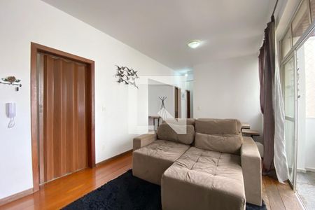 Sala de apartamento à venda com 2 quartos, 80m² em São Pedro, Belo Horizonte